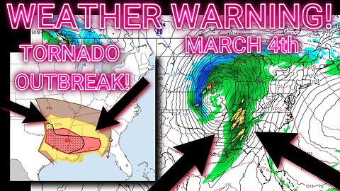 🚨MAJOR WEATHER Event & Tornado Outbreak STARTS NOW! 🌪️