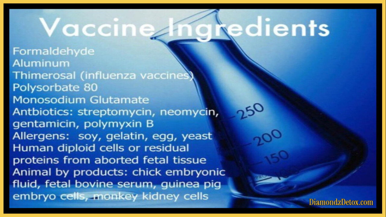 ⚕️ 💉 CLIP: These are Actual Vaccine Ingredients and This is What Pharma Pumps Into Our Babies! WTF?