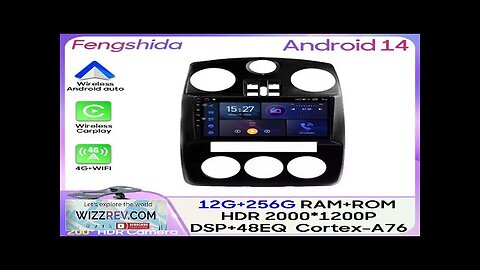 For Chrysler PT Cruiser 2007 2009 Car Radio Carplay GPS Navigation Review