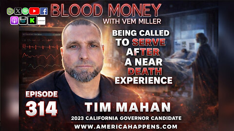 Being Called to Serve After a Near Death Experience with Tim Mahan - BM Eps 314 (Monday, Dec 28, 7pm PST)