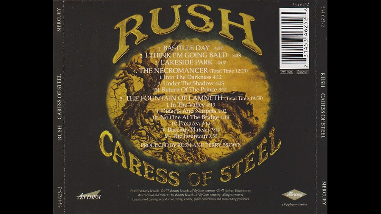 1975 - Rush - Caress Of Steel [FULL ALBUM]