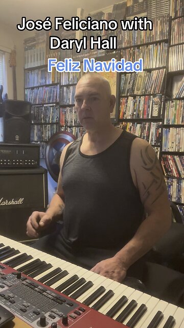 Feliz Navidad 🎄 #joséfeliciano #feliznavidad #darylhall #xmas #piano