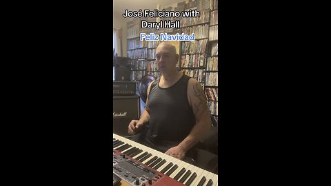 Feliz Navidad 🎄 #joséfeliciano #feliznavidad #darylhall #xmas #piano