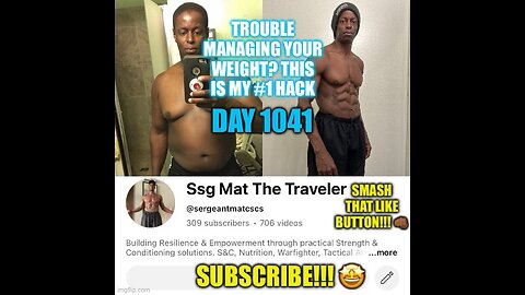 You don’t have to be eating ALL the time! (Day 1041)