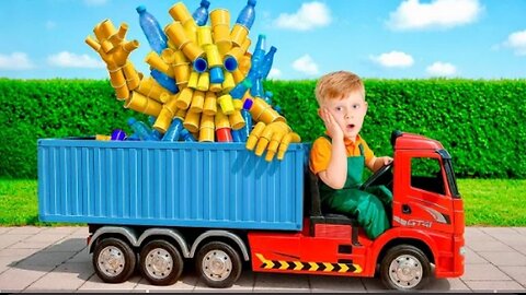 Don’t Litter, Kids! 🚯✨ The Garbage Monsters Adventure You Can’t Miss! 🌍👦👧