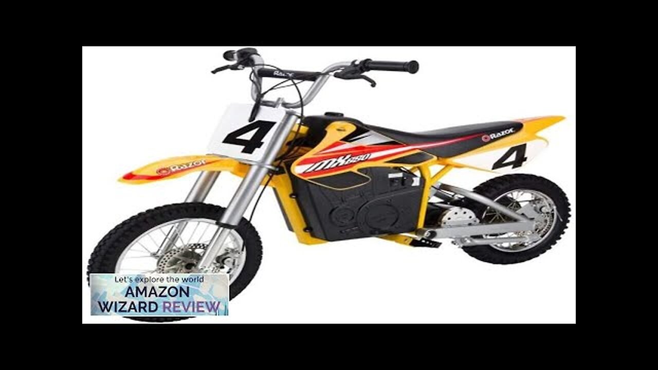 Razor MX650 Dirt Rocket Electric-Powered Dirt Bike with Authentic Motocross Dirt Bike Review