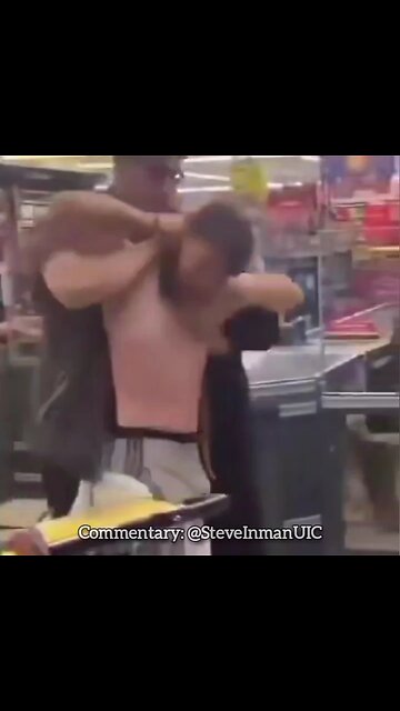 Thief gets caught and beaten