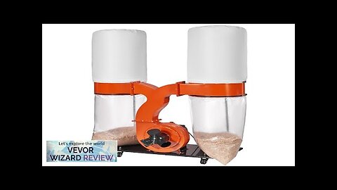 VEVOR 3HP Dust Collector with 2800 CFM Air Flow Bag Dust Collector Review