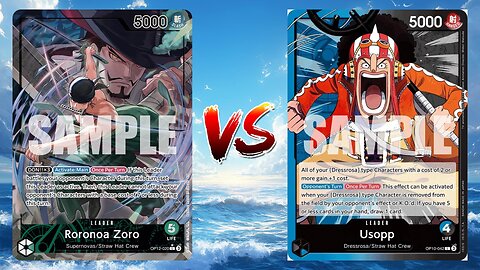 One Piece TCG Green Roronoa Zoro VS Usopp!!