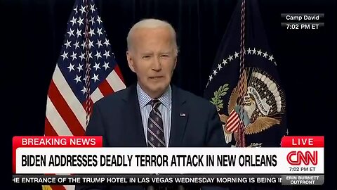 BIDEN: FBI Is Investigating Potential Links Between Cybertruck Explosion, New Orleans Attack