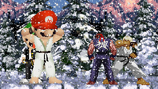 MUGEN - Maryu & Luigi Kusanagi vs. Riot Ryu & Riot Ken - Download