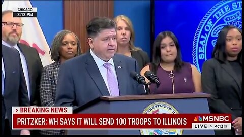 Gov Pritzker Smears ICE: Harassing People For Not Being White