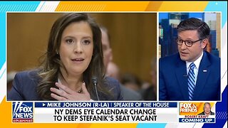 Speaker Johnson: It's Open Political Corruption By Dems To Keep Stefanik's Seat Vacant