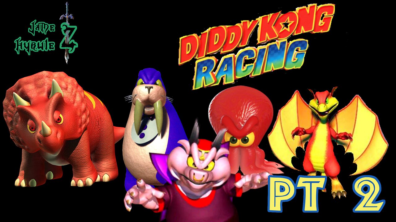 Diddy Kong Racing Pt 2 :) Lets Take On The Walrus And Octopus (1080p) (Voice)