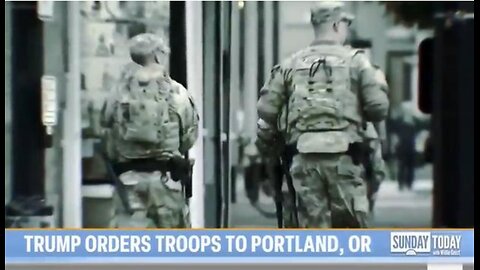 Trump is getting ready for the military takeover of the United States. (Troops heaed to Oregon)