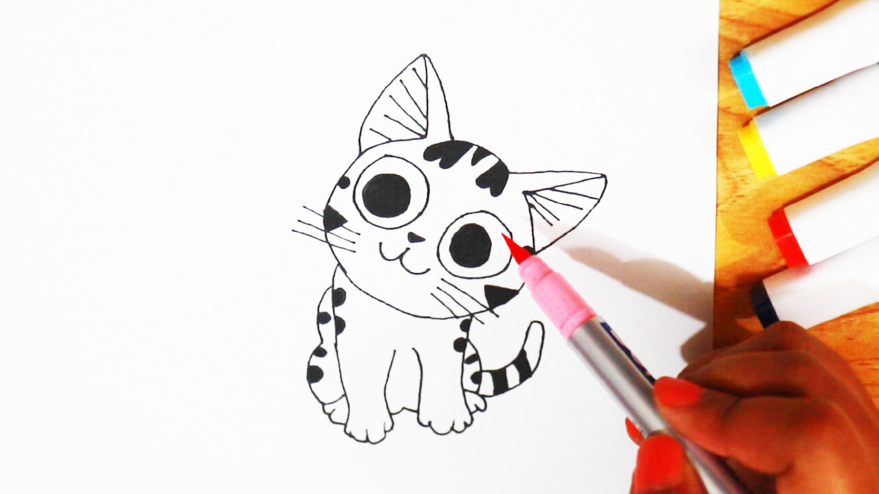 Weirdly Cute Cats: ASMR Drawing for Relaxation 😻✏️