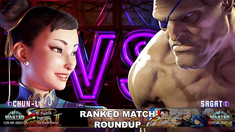 Kuya Kalbo SF6 Ranked Match Roundup. Chun Li Master Rank [Hori Fight Stick]