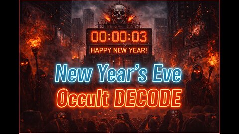 Occult New Years Drone/Lazer/Firerorks DECODE! LIVE