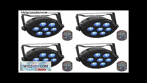 4PCS RGBW LED Par Lights DMX512 Stage Light Effect Projector for DJ Review