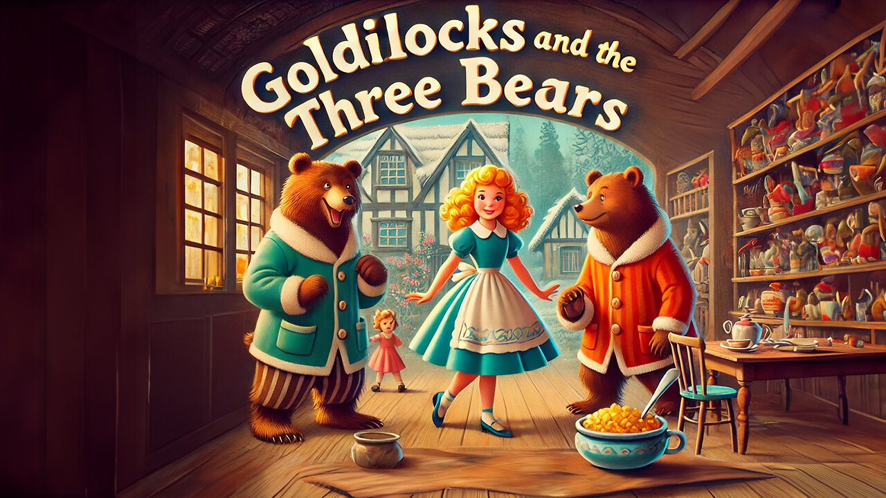 Goldilocks and the Three Bears (1958) | Short Movie | 720P