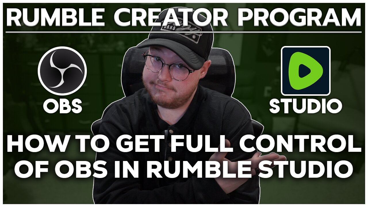 HOW TO EASILY GET FULL CONTROL OF YOUR STREAM IN OBS USING RUMBLE STUDIO - Rumble Creator Program