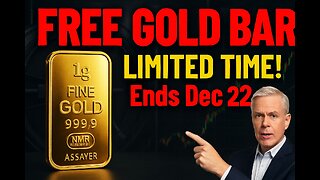 Still Haven't Bought Gold? Your FREE 1-Gram Gold Bar Offer Expires December 22nd