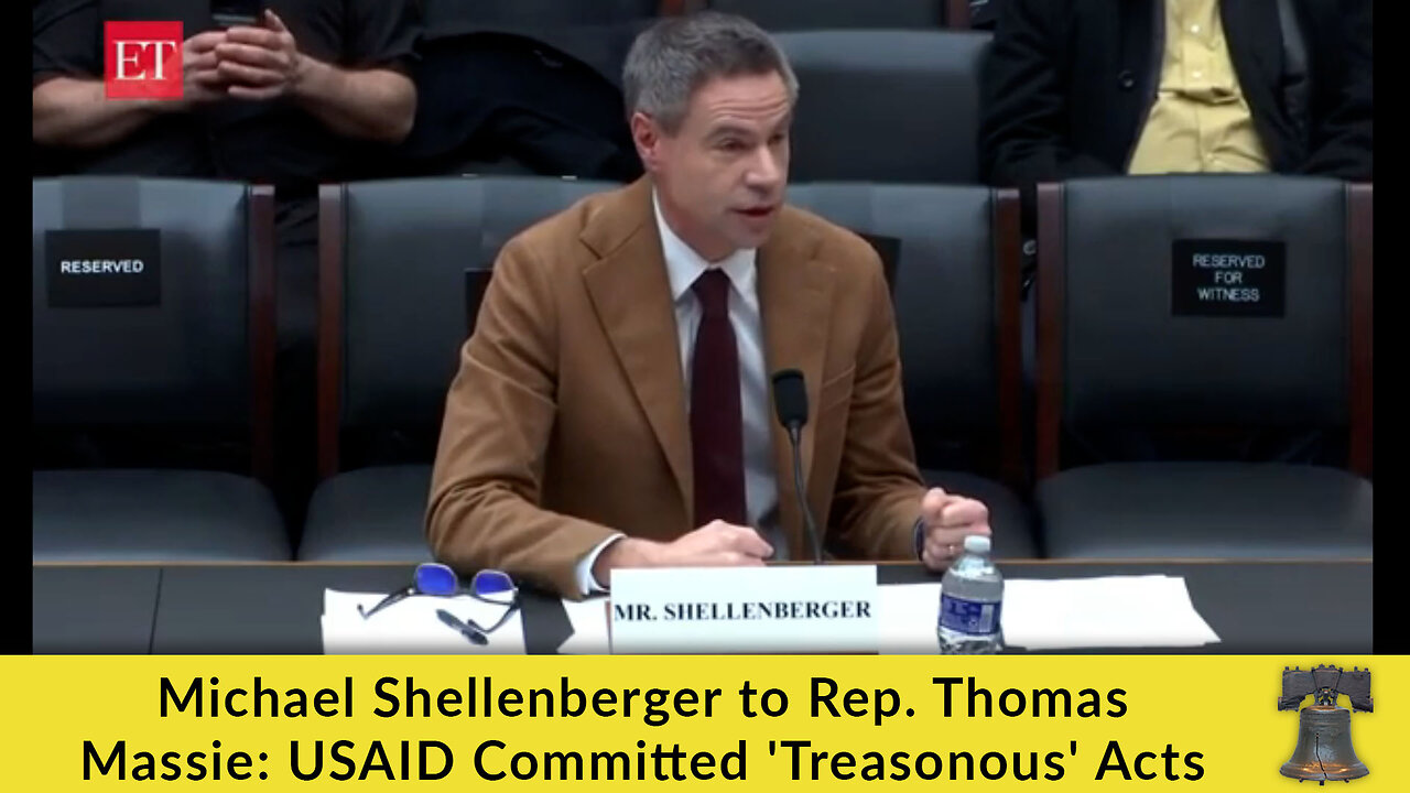 Michael Shellenberger to Rep. Thomas Massie: USAID Committed 'Treasonous' Acts