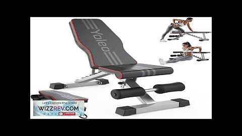 Yoleo Adjustable Weight Bench for Full Body Workout; Foldable Bench Press Bench Review