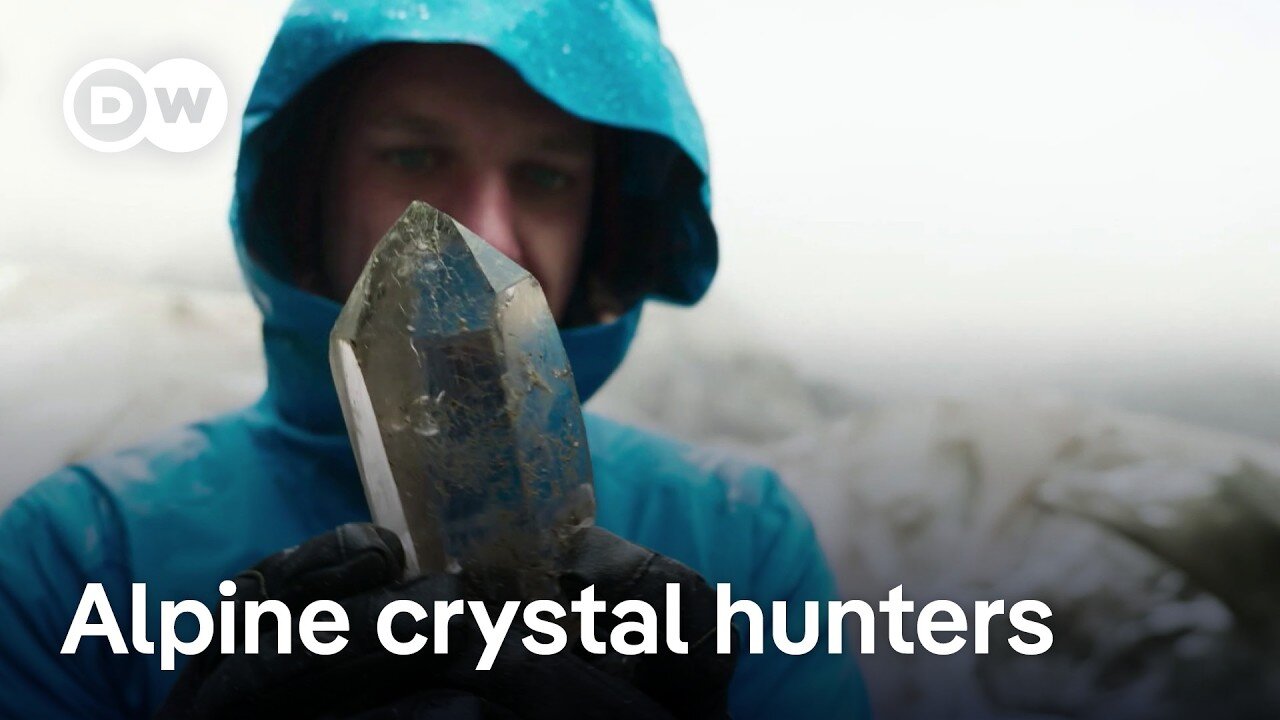 The risky business of hunting crystals in the Swiss Alps | DW News