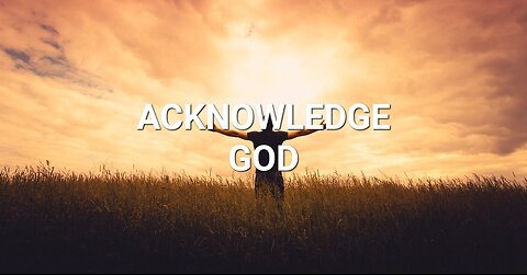 Financial Success: Acknowledge God #housechurchlive #Videotional