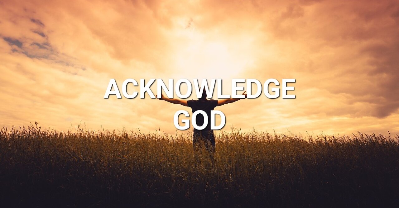 Financial Success: Acknowledge God #housechurchlive #Videotional