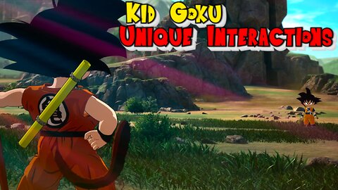 Kid Goku Unique Interactions - Dragon Ball Sparking Zero(English Version)