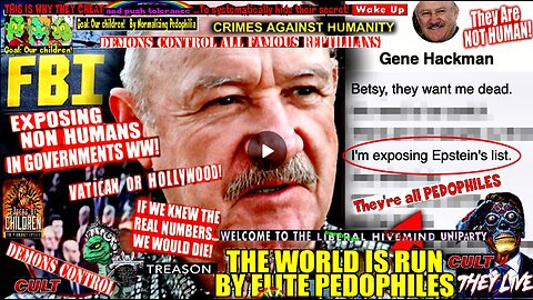 Gene Hackman Was About to Expose Epstein's Pedophile List Before He Was Killed