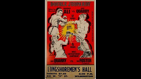 Muhammad Ali VS Jerry Quarry II - Jun 27 1972 - Convention Center, Las Vegas, NV