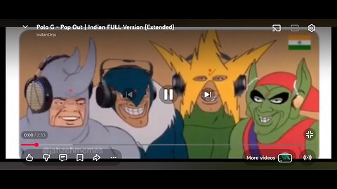 Indian Polo g pop out and skin bone 100 miles