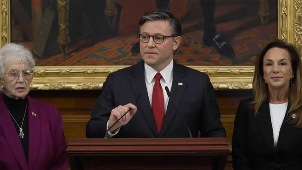 Mike Johnson holds a press conference - October 14, 2025