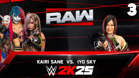 WWE 2K25 Raw October 6th 2025 - Match 3: BETRAYAL!