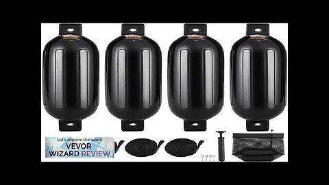 VEVOR Boat Fenders 5.5" x 20" Boat Bumpers for Docking Inflatable Ribbed Review