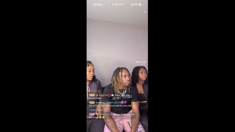 FLAWLESS SHANTEL SIRBBB AND HIS BRAIDER BOO’D UP BIGO LIVE