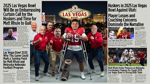 Las Vegas Bowl Will Be an Embarrassing Curtain Call for the Huskers and Time for Matt Rhule to Quit