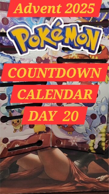 Advent Day 20 Pokémon Countdown Calendar