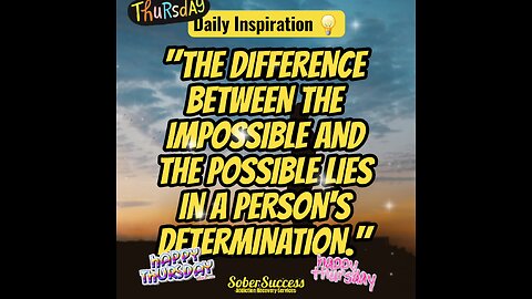 🗣Action & Determination Make Anything Possible‼️ #DailyInspiration #SobrietyTips #SoberCoach #Quote