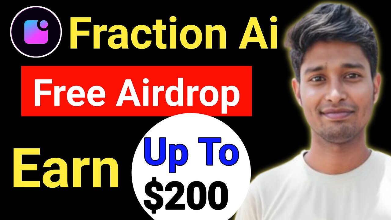 Earn $200 Free Airdrop | Fraction Ai Airdrop | New Free Airdrop | Crypto Free Airdrop