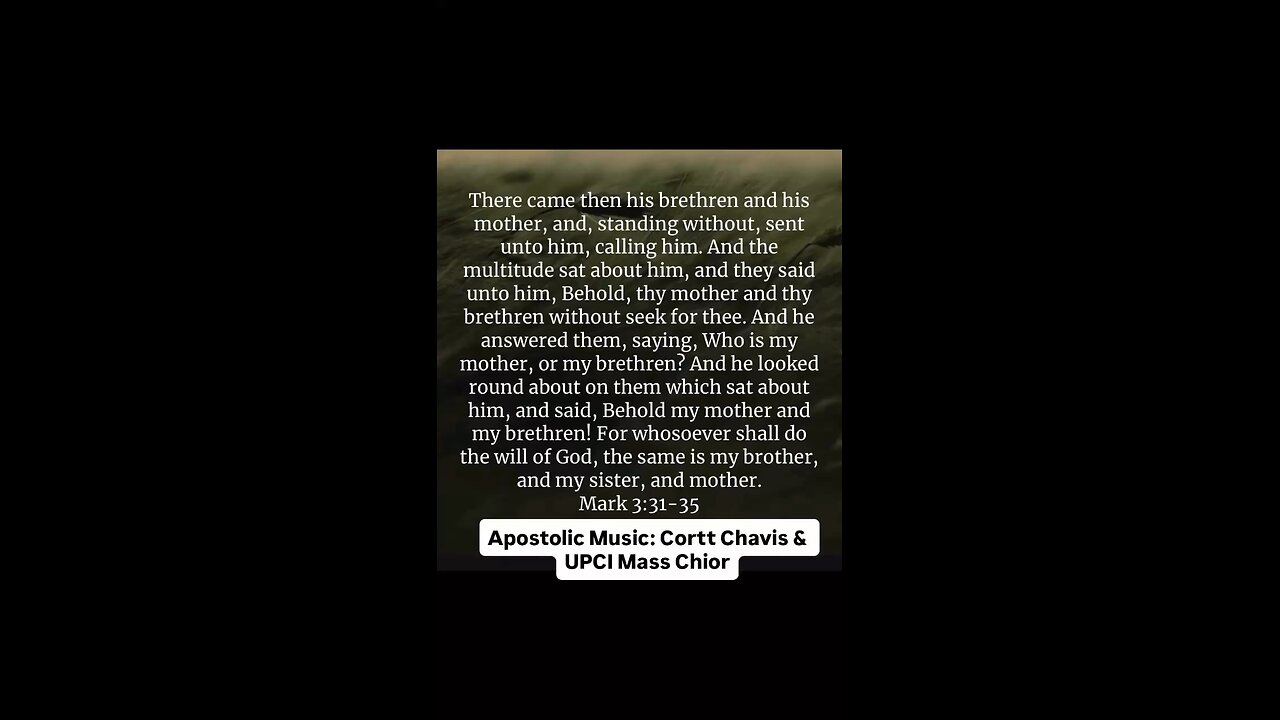 Knowing who your family is will keep alot of us out of trouble ( Volume up)