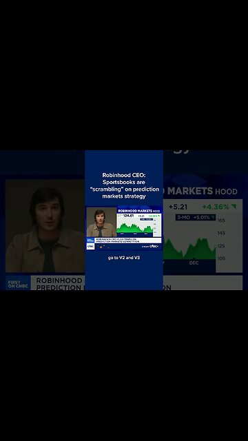 Robinhood CEO: Sportsbooks are 'scrambling' on prediction markets strategy