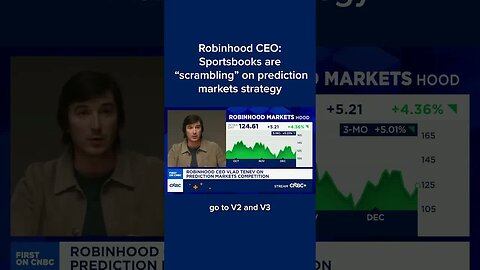 Robinhood CEO: Sportsbooks are 'scrambling' on prediction markets strategy