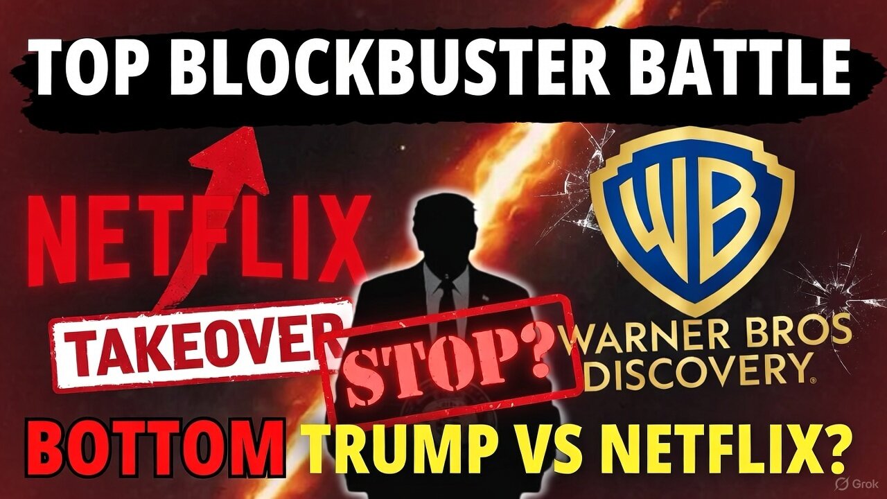 Blockbuster Battle: Will Trump Stop Netflix from Taking Over Warner Bros Discovery ?