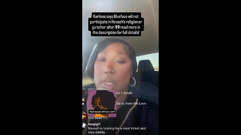 Karlissa says Blueface will not participate in Nevaeh's religion or go to her altar!