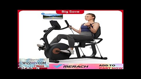 MERACH Recumbent Exercise Bike Home Upgraded Durable Magnetic Stationary Recumbent Bikes Review