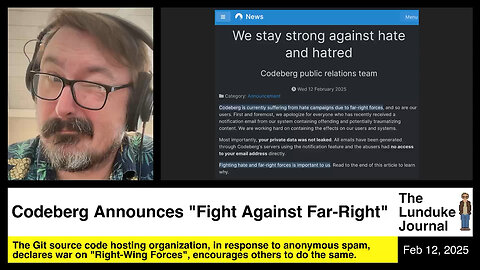 Codeberg Announces "Fight Against Far-Right"